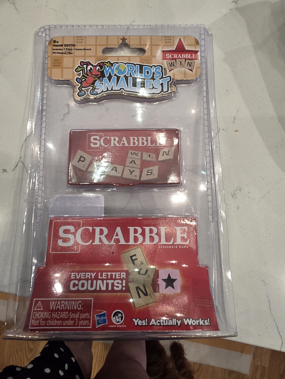 World's Smallest Scrabble Game